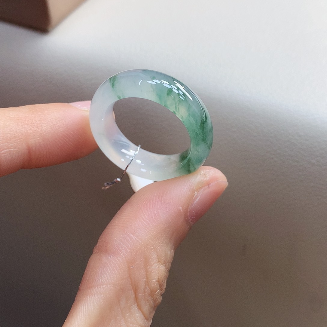 翡翠戒指未镶嵌15号