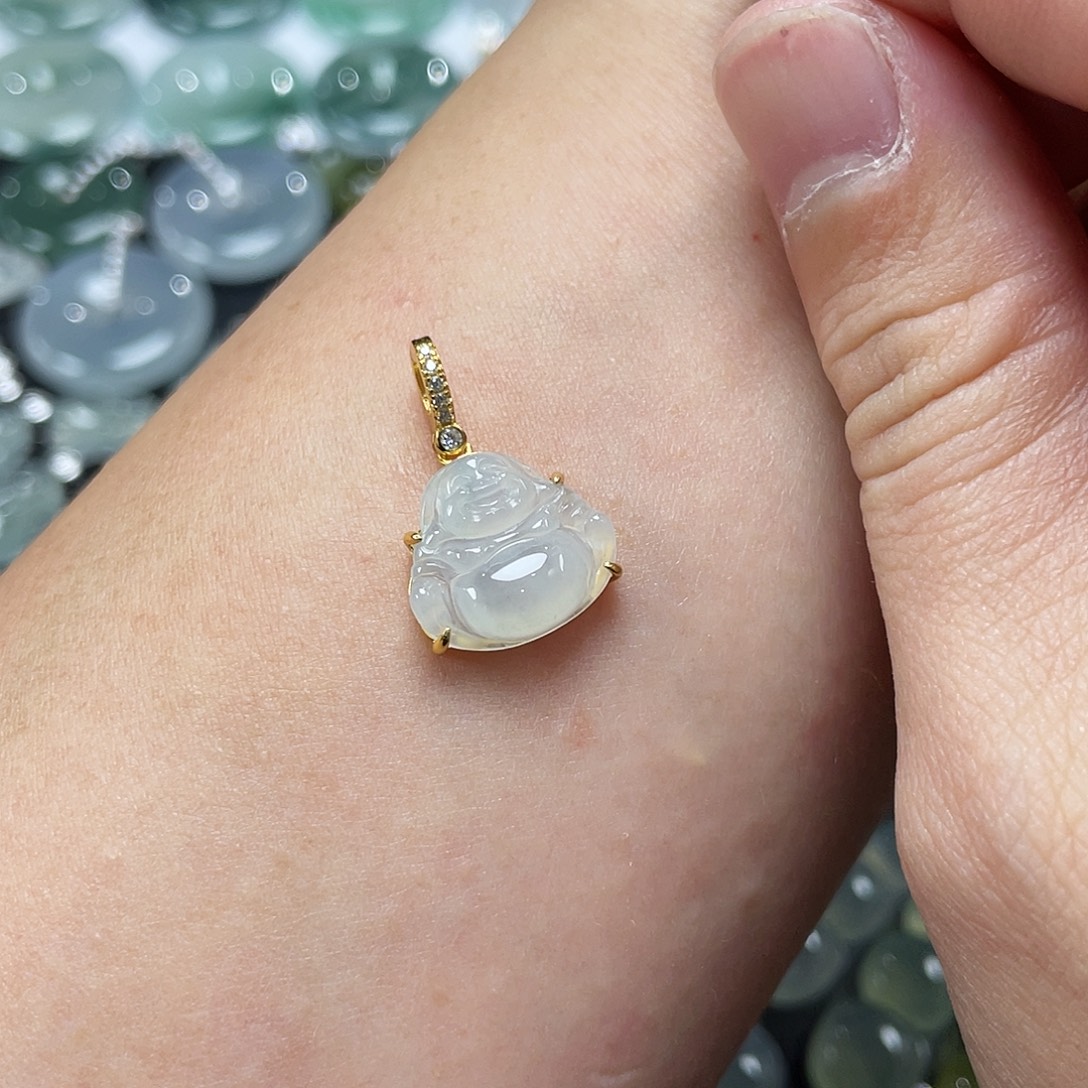 翡翠银S925镶嵌颈饰