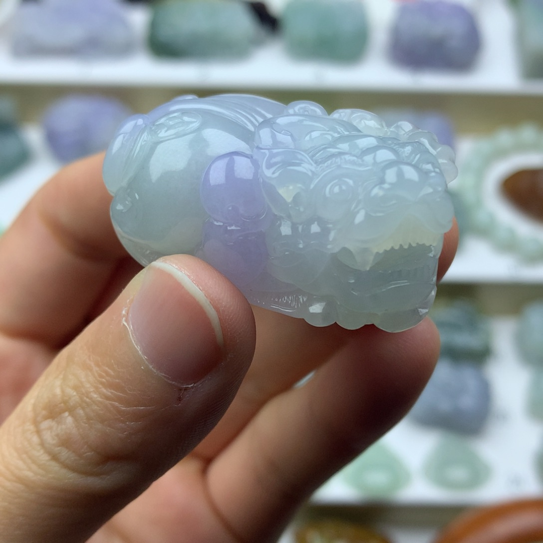 翡翠吊坠(不含链)未镶嵌天然缅甸翡翠A货貔貅