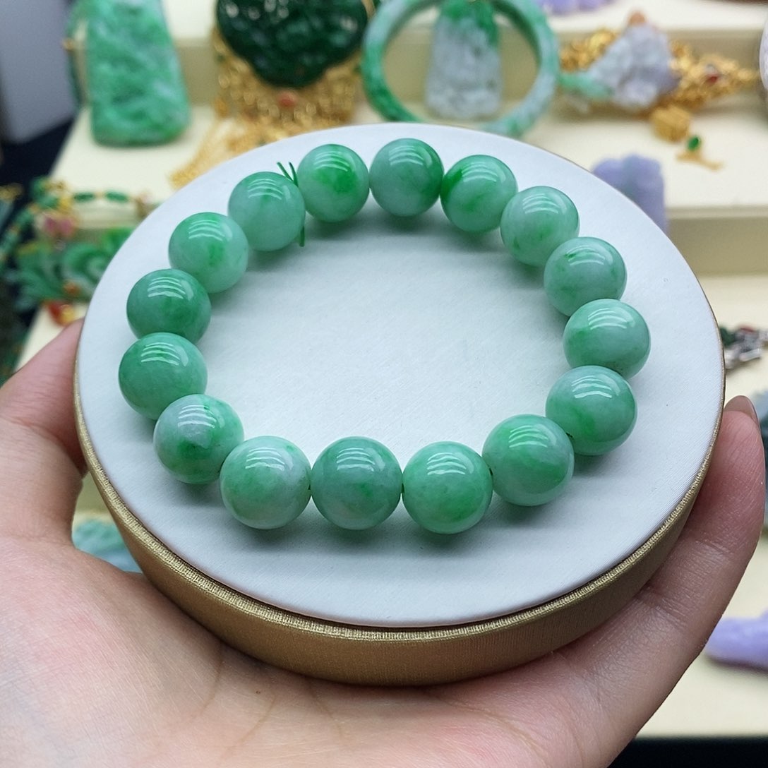 未镶嵌手串翡翠手串