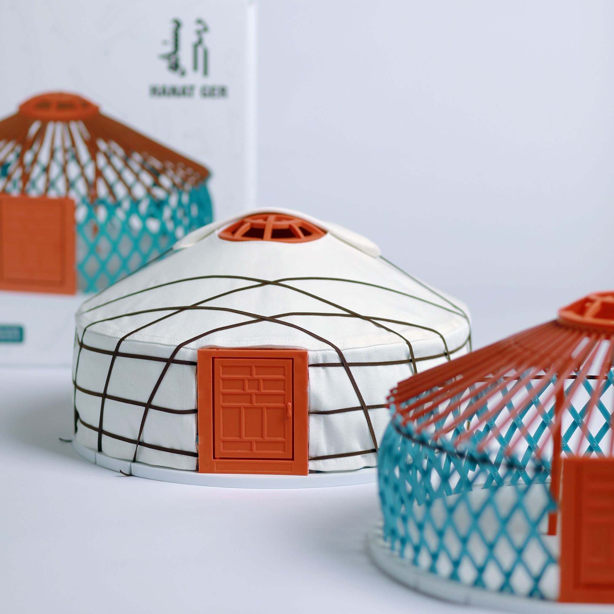 蒙古包积木 1:20缩小的1:1还原了蒙古包的精髓草原的智慧搬回家哦