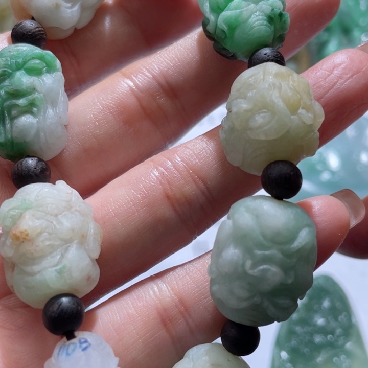 定制翡翠未镶嵌毛货