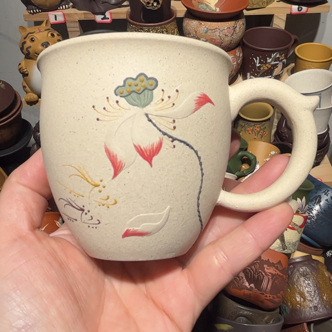 紫砂茶杯宜兴紫砂主人杯