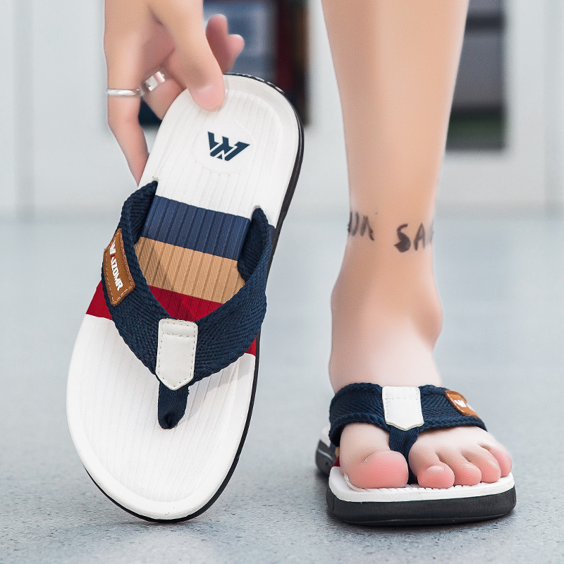 人字拖男夏时尚外穿2025款男士夹脚凉拖鞋个性防滑潮流情侣沙滩鞋