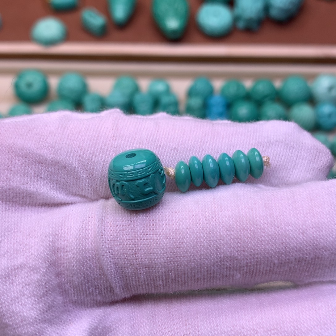 林***原生态散珠配珠六字箴言卡10.7飞碟隔片一组卡6