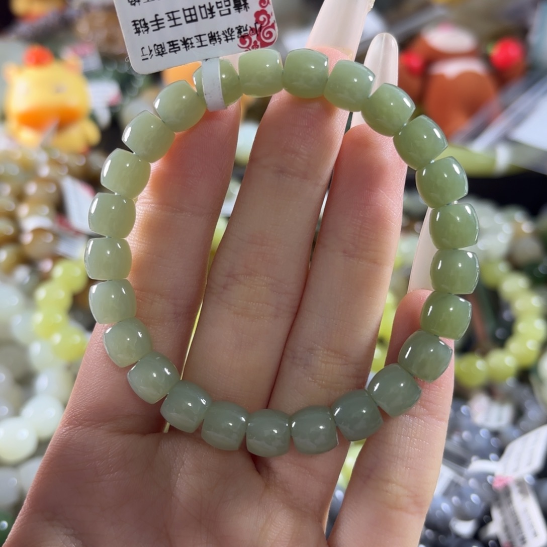 和田玉未镶嵌手链15