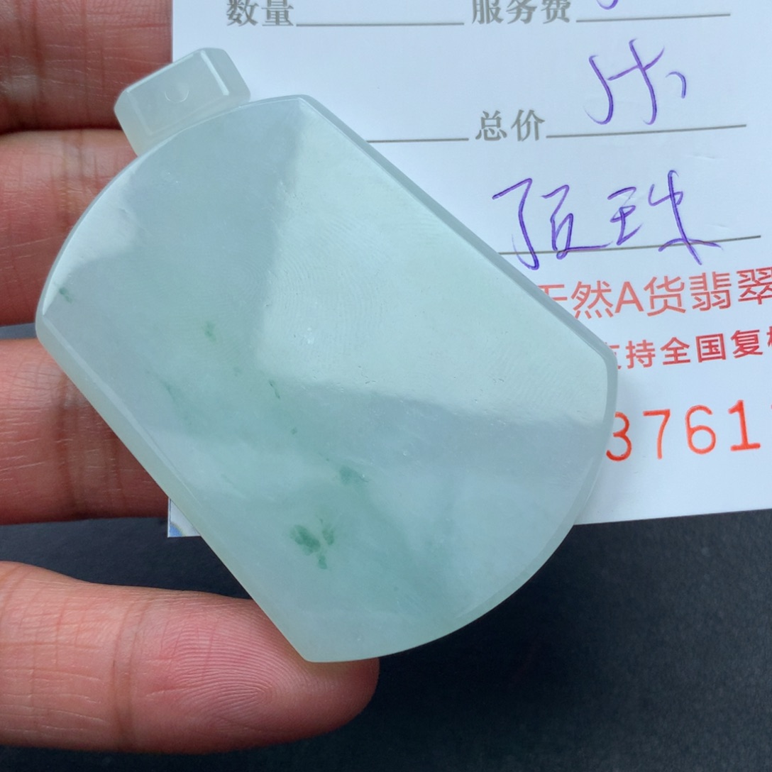 翡翠颈饰未镶嵌K***.缅甸天然A货翡翠