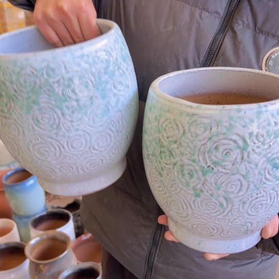 紫砂花盆高21口18————-