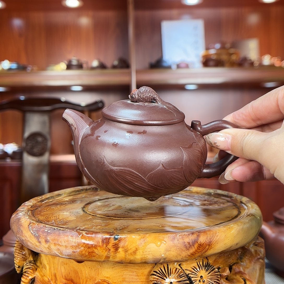 紫砂茶壶一壶李紫砂