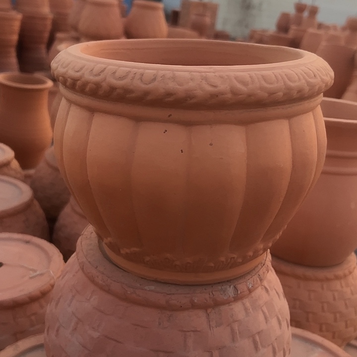 24×20 高温加厚红陶微瑕串色