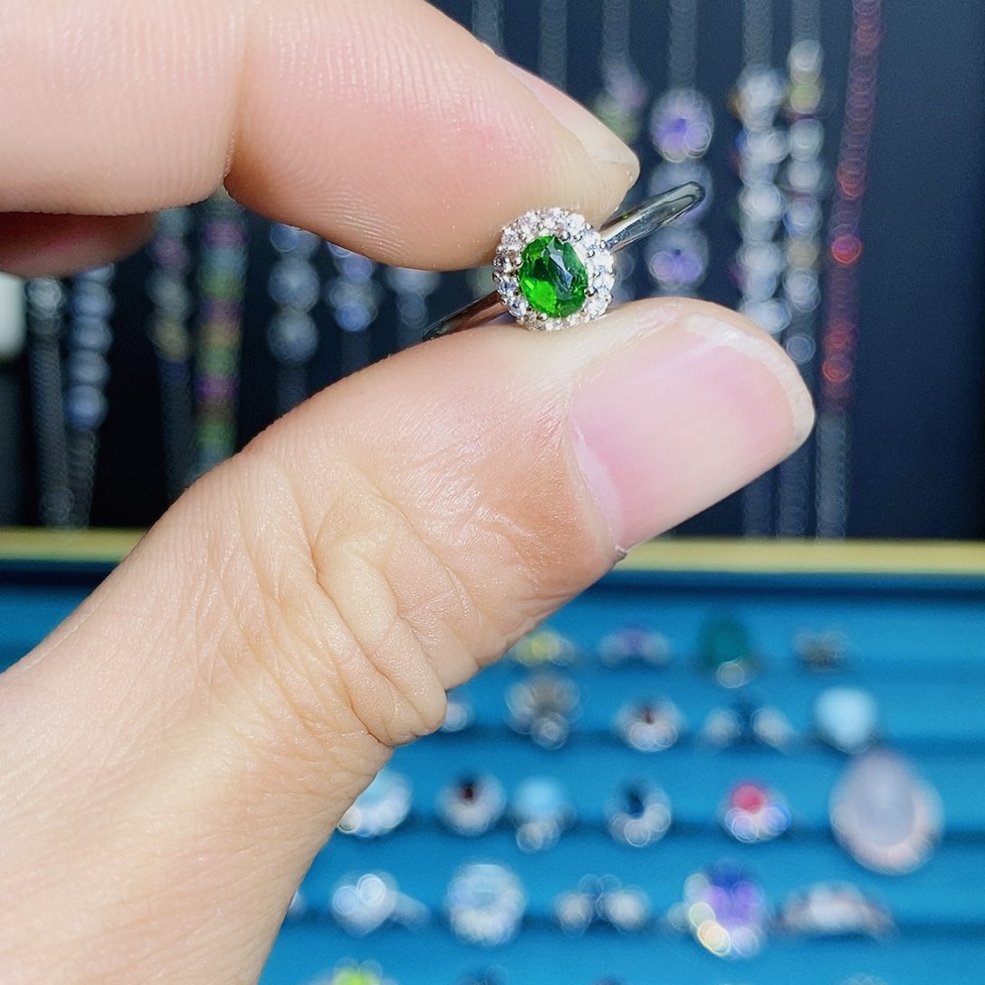 紫晶珠宝半成品银S925镶嵌