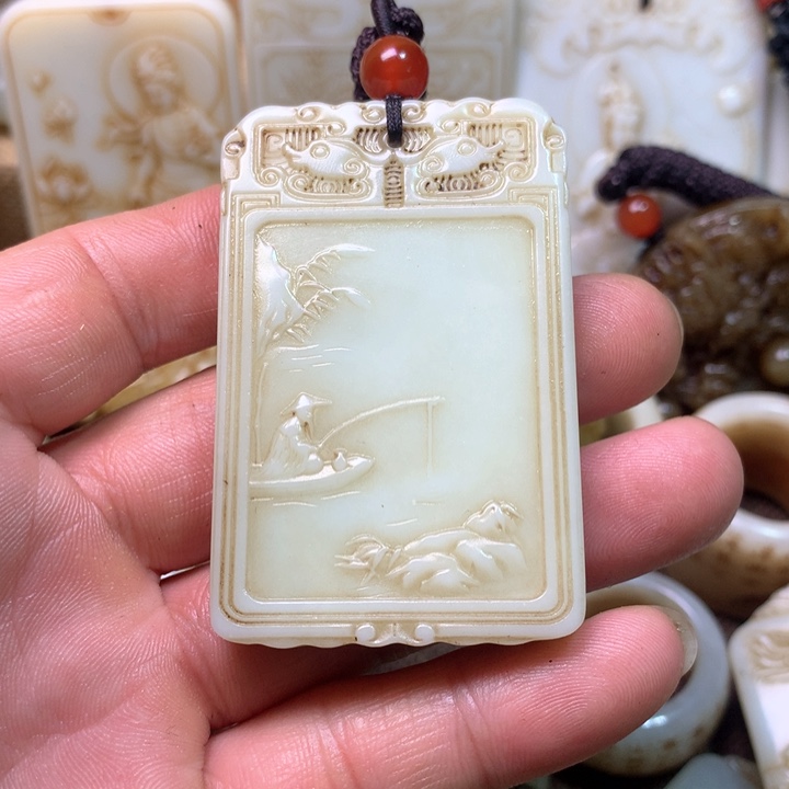 和田玉挂件未镶嵌用****5