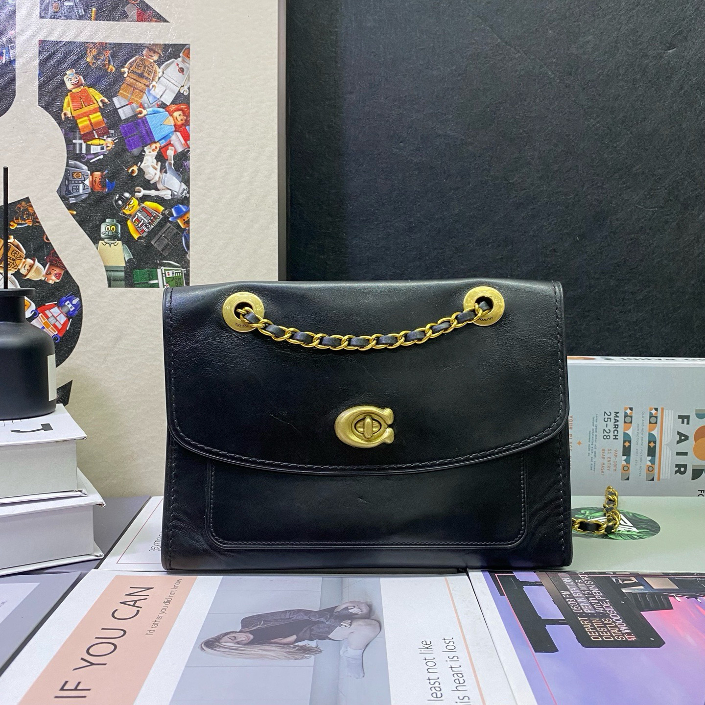 95新 COACH/蔻驰 23436斜挎包26*18