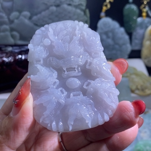 【闪购商品】颈饰未镶嵌翡翠天**运龙牌