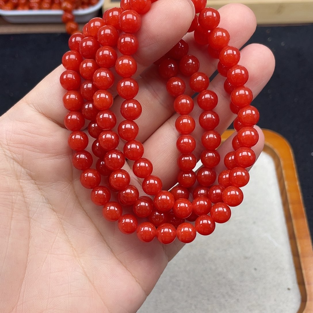 未镶嵌9号108南红玛瑙S****l