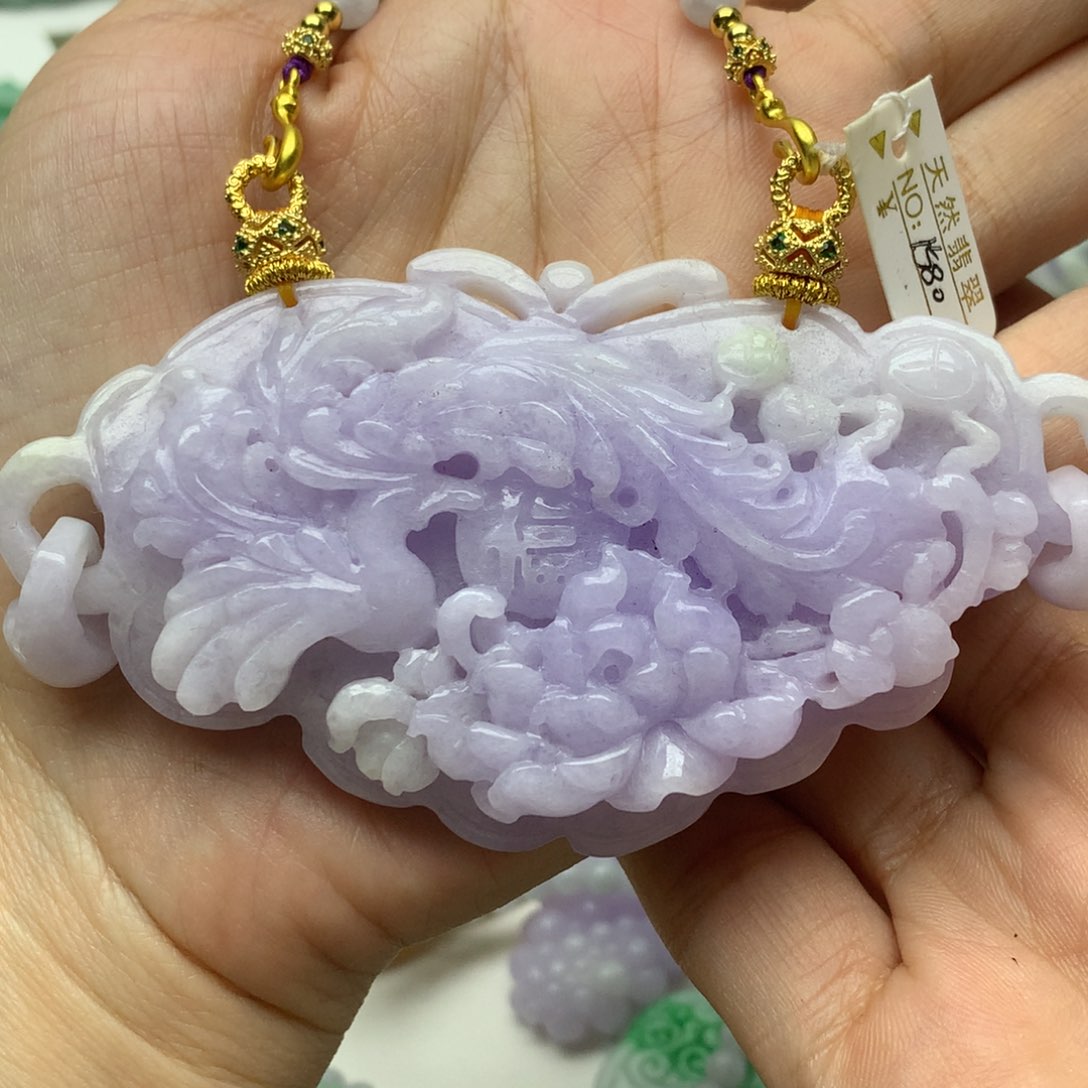 翡翠颈饰未镶嵌卿*不退换