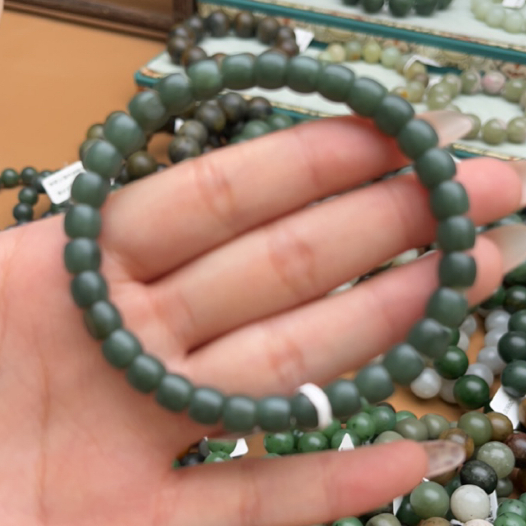 和田玉手串1208d拍一发一