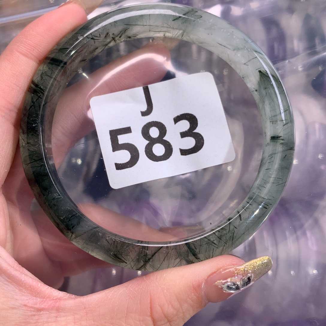 水晶手镯未镶嵌手镯583-66