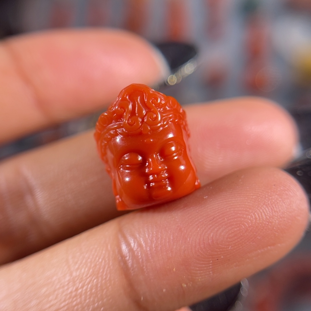 南红玛瑙老南红宝宝观音未镶嵌