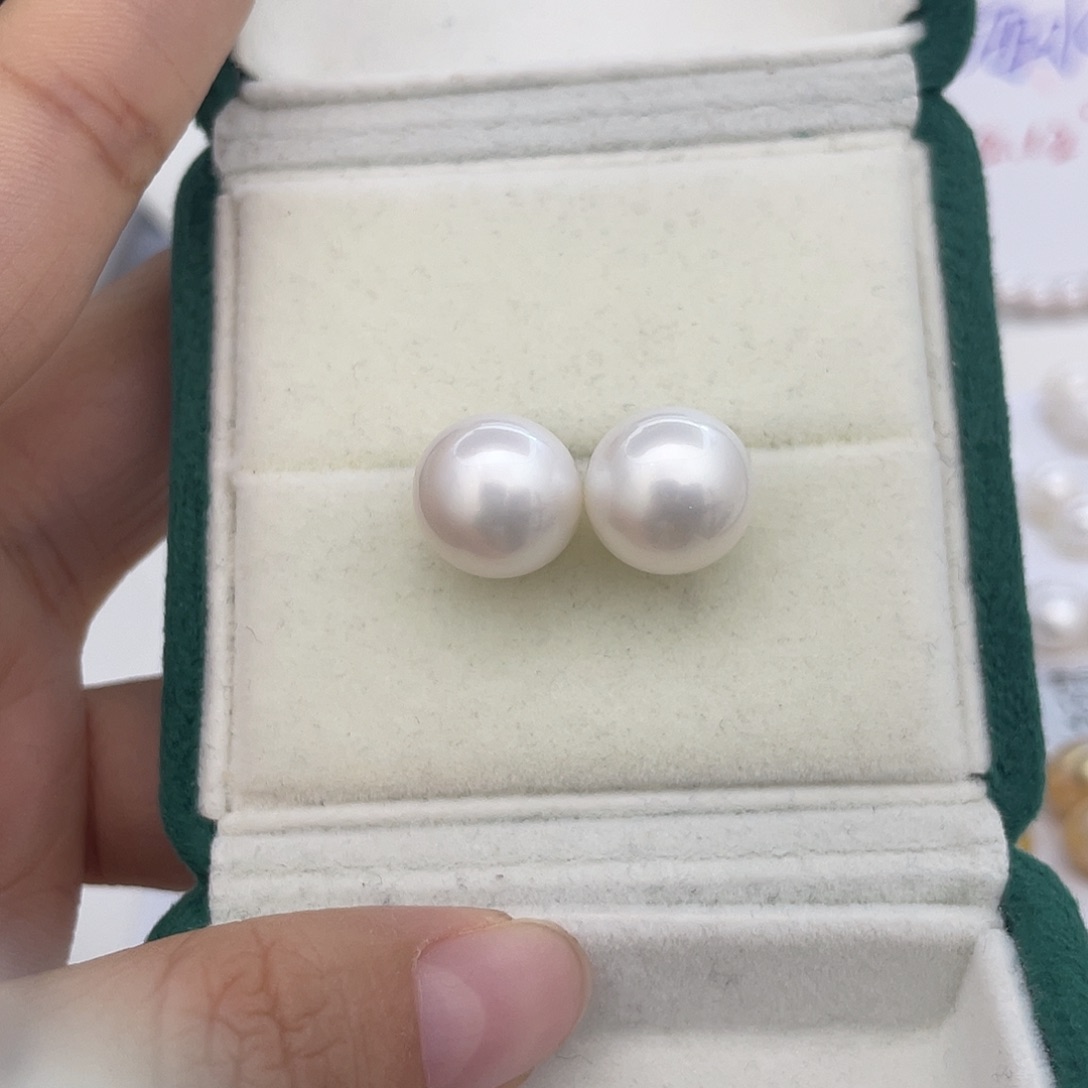 未镶嵌耳饰海水珍珠
