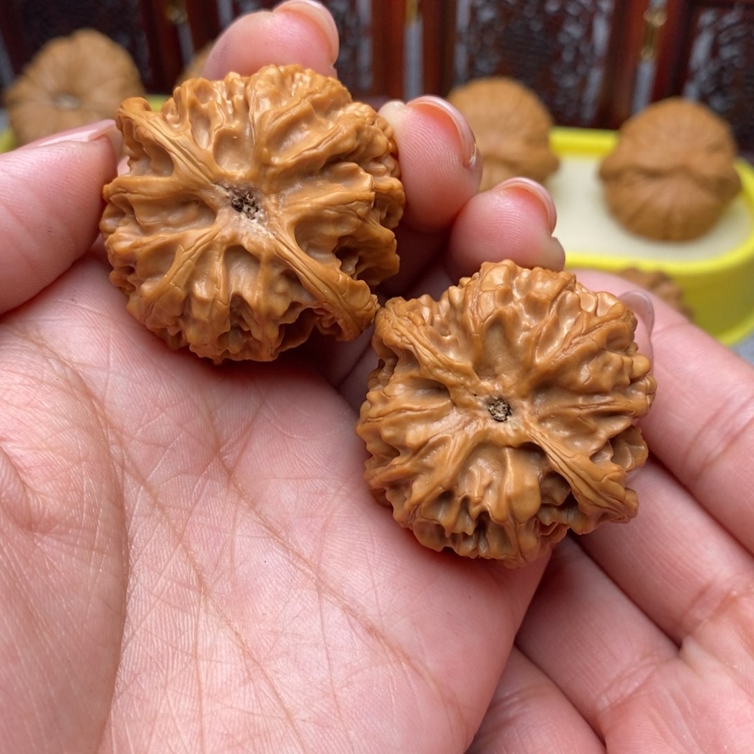 文玩核桃把件海***空苹果40