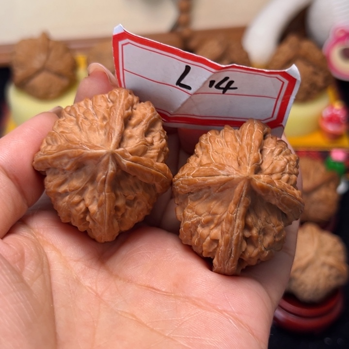 吊坠文玩核桃42大尺金字塔四棱14