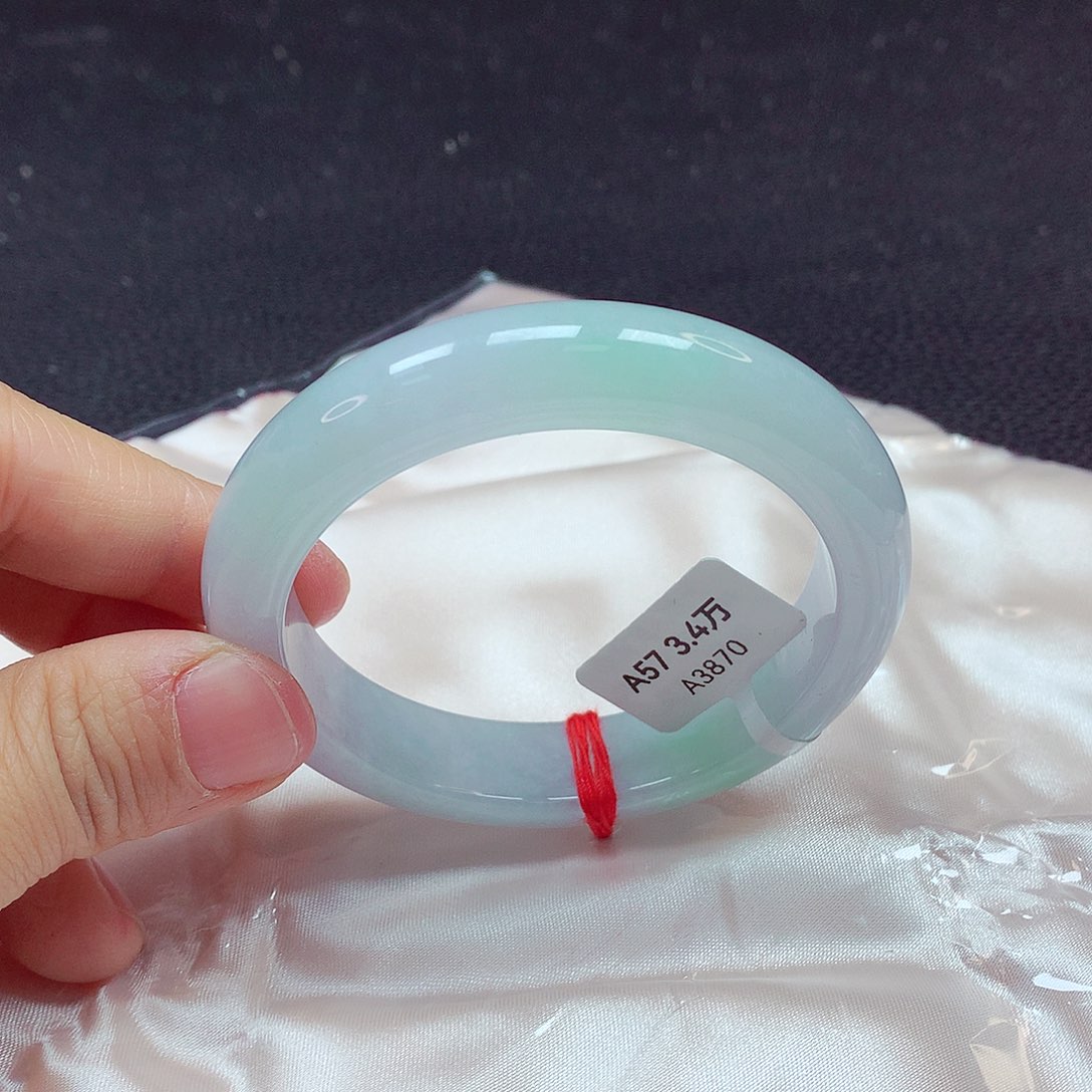 翡翠手镯未镶嵌手镯57