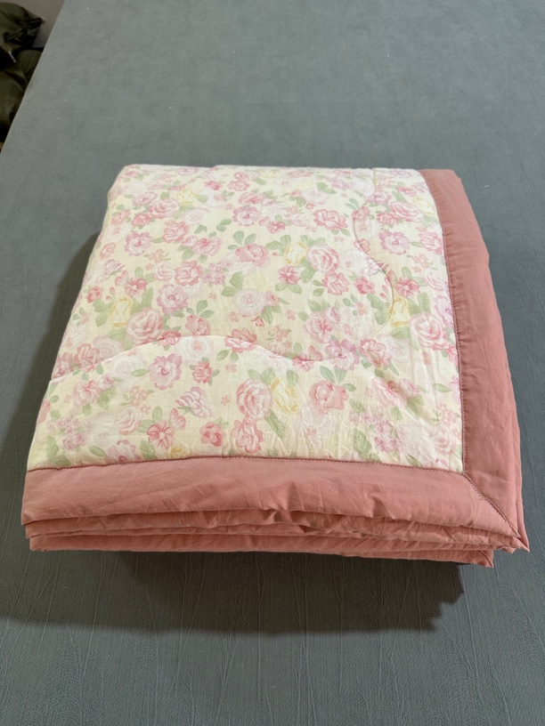 云朵纱凉被纯棉100全棉夏季薄被子双人可水洗空调被