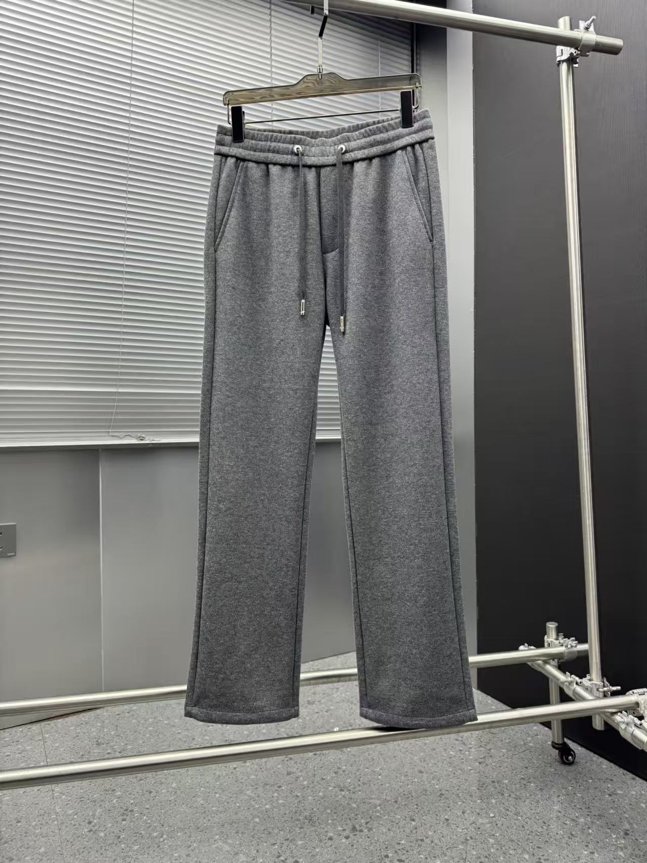 48号#25906#灰色冬季混纺羊毛休闲裤