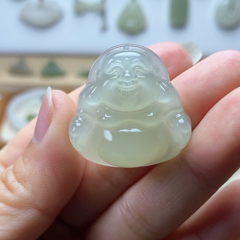 【闪购商品】和田玉颈饰未镶嵌冰***雪