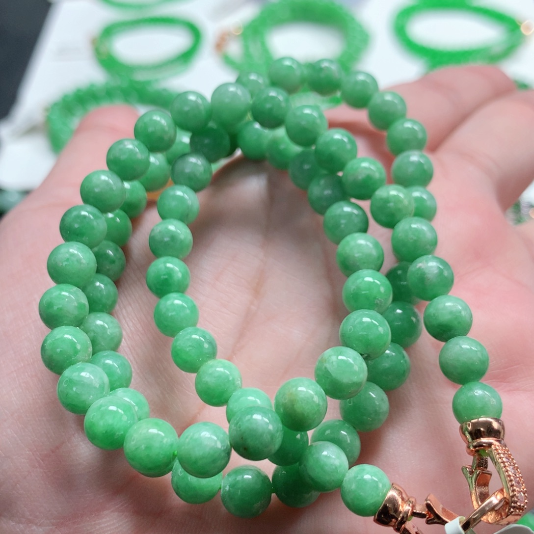 翡翠未镶嵌手链翡翠