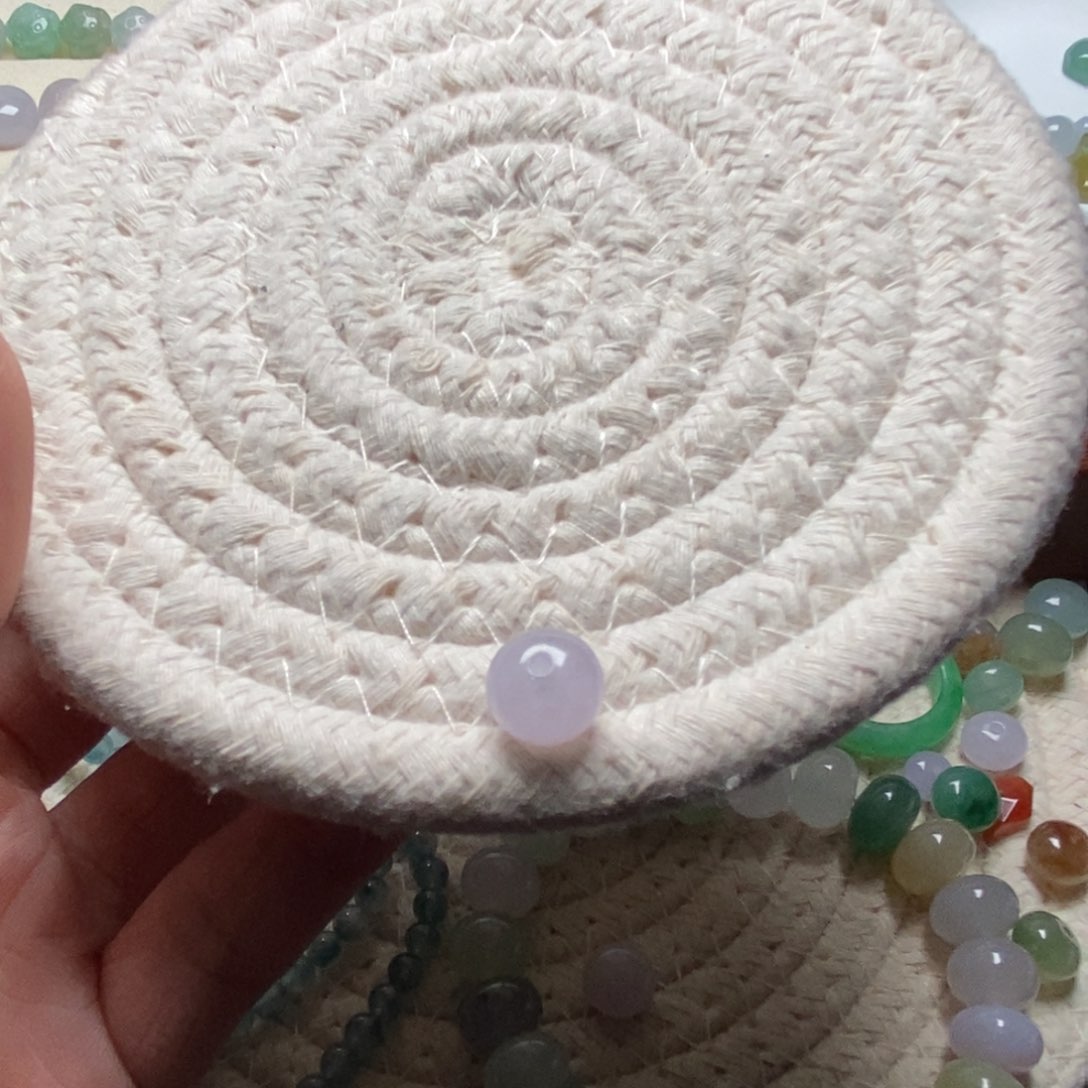 翡翠散珠豆****?天然翡翠A货散珠