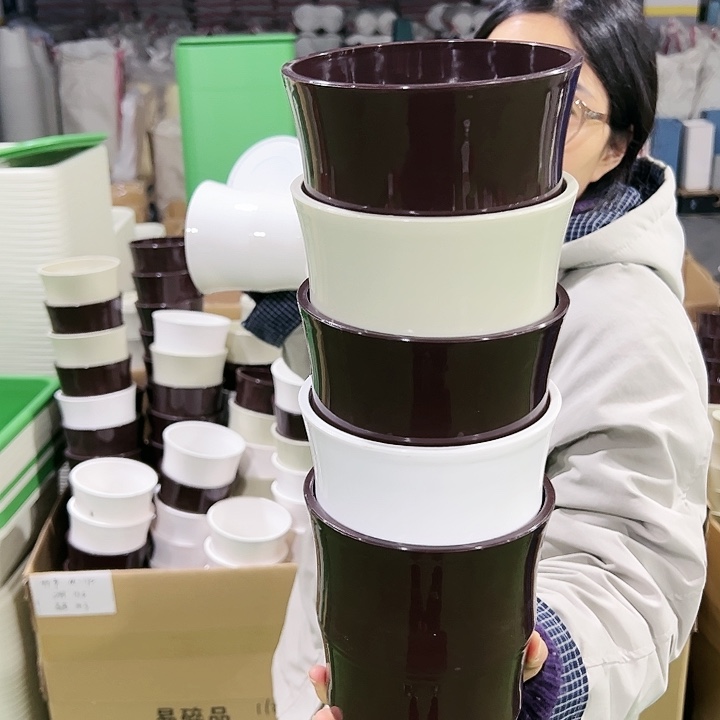 特价竹节口14高14白色无托5只