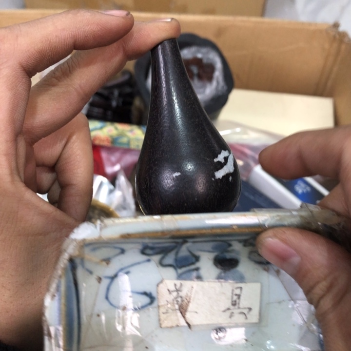 陶瓷孤品单件车里拍