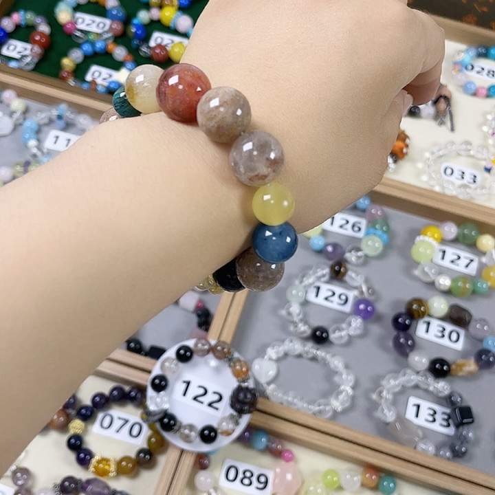 水晶手链银S925镶嵌