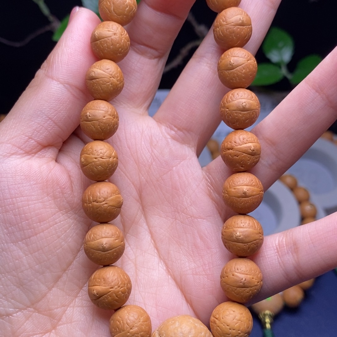 凤眼菩提吊坠11.5手串