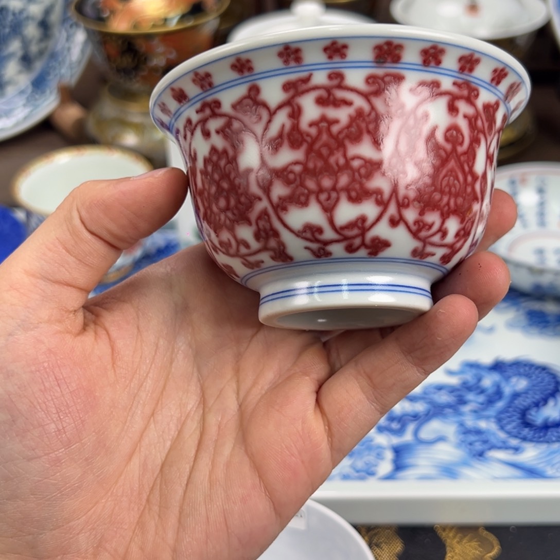 瓷片青*景德镇手工手绘陶瓷