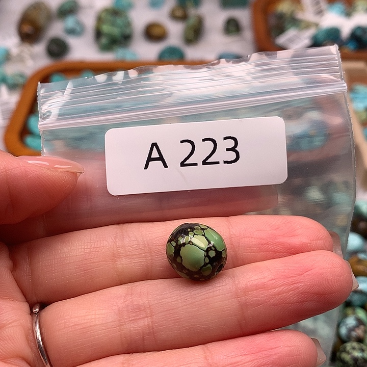 夜***杯绿松石未镶嵌扣子扣子