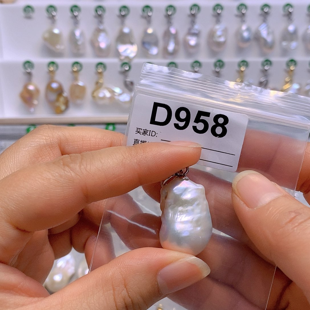 淡水珍珠颈饰银S925镶嵌