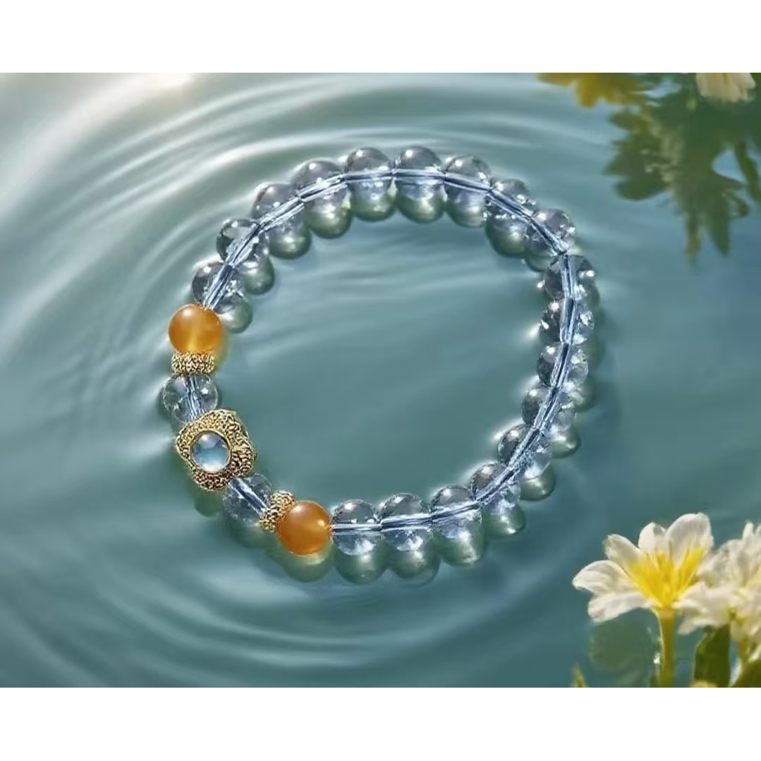 手链 压电蓝精品手串S1035