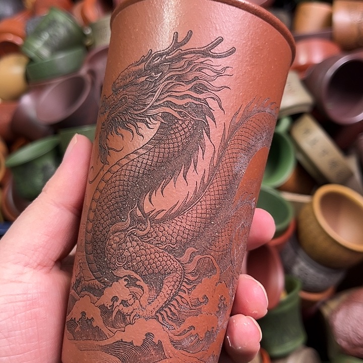 紫砂茶杯全手工紫砂主人杯