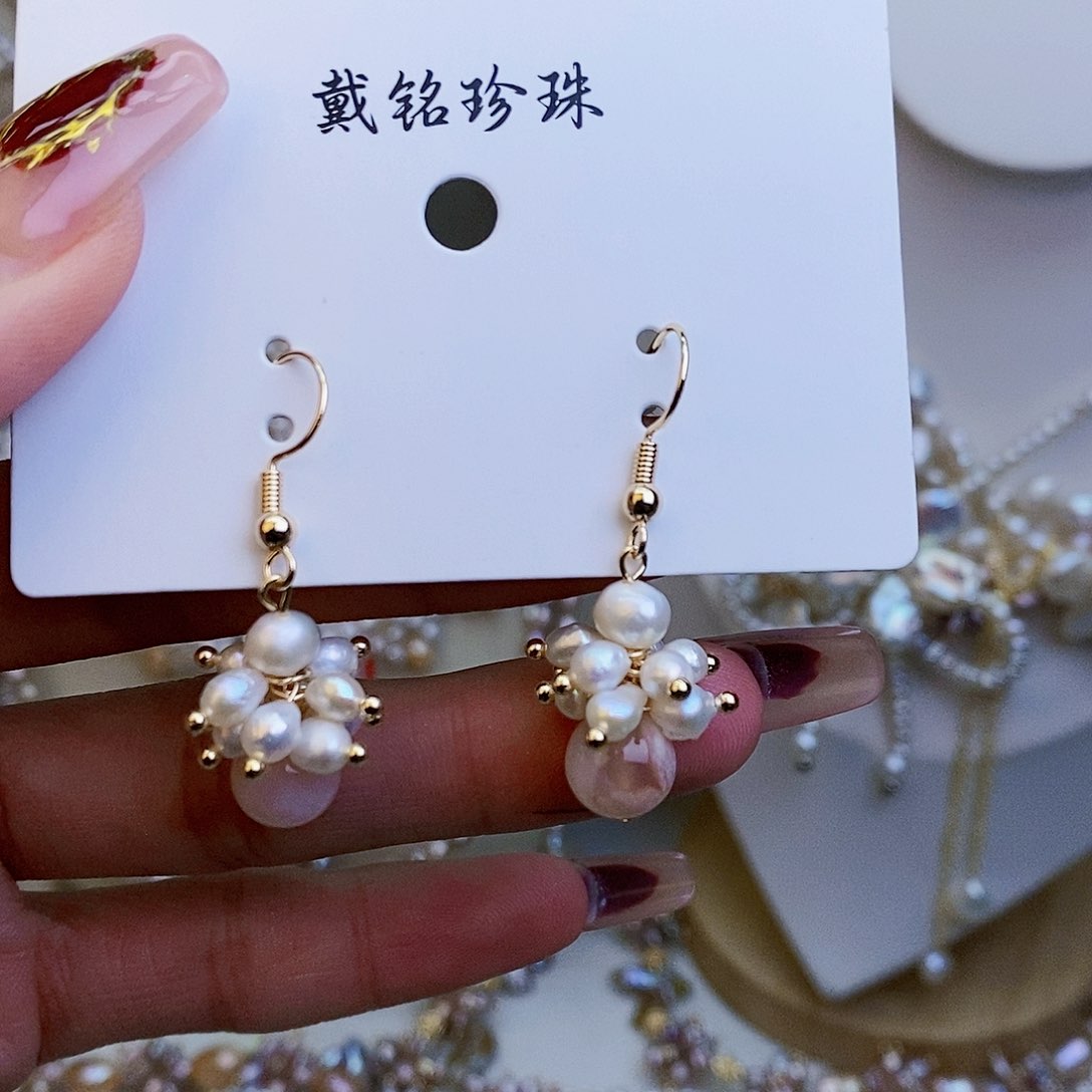 淡水珍珠颈饰银S925镶嵌