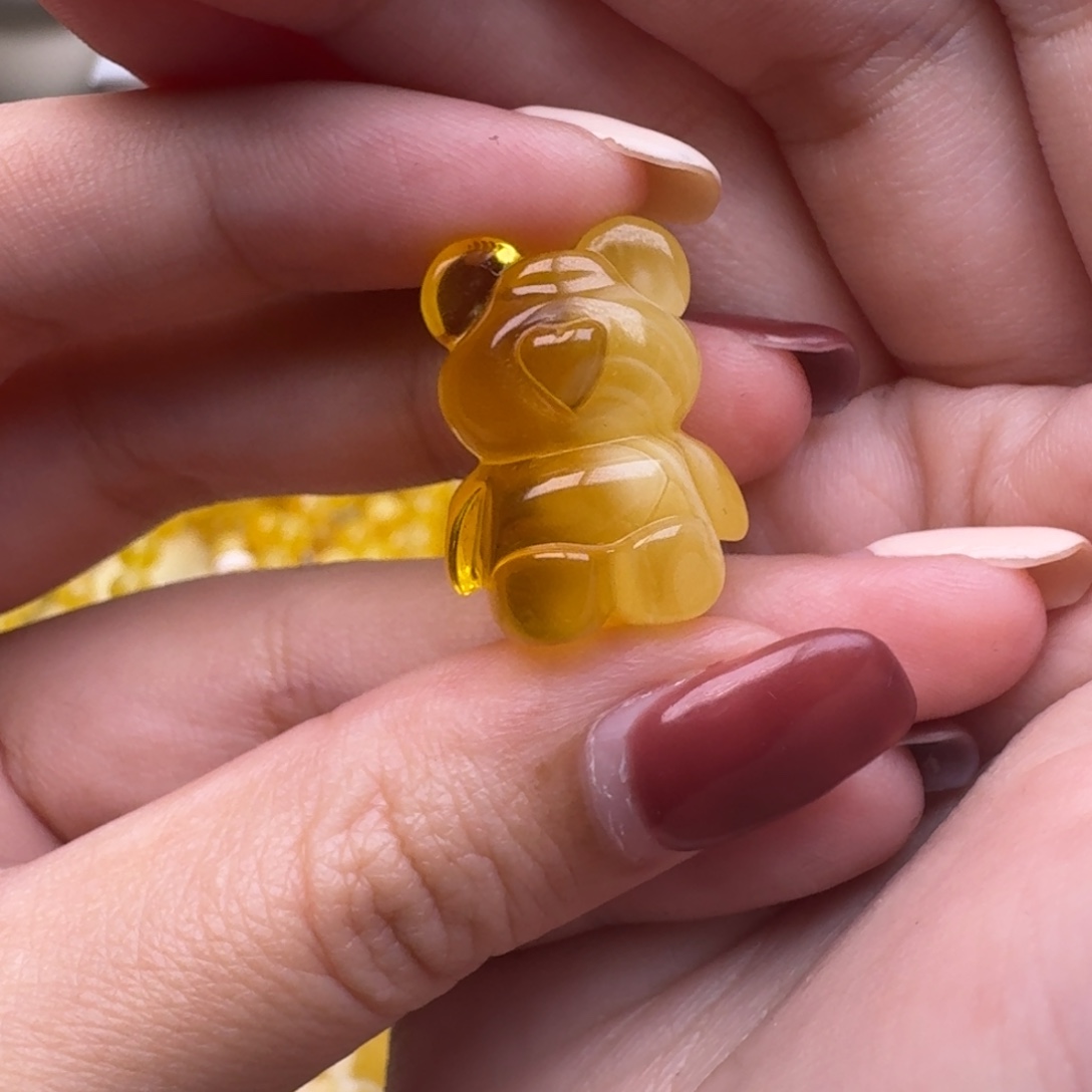 琥珀未镶嵌裸石30号