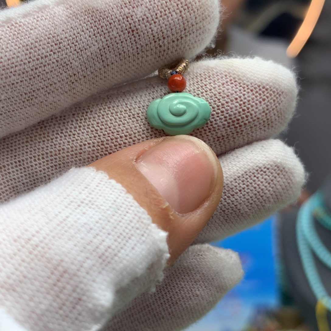 绿松石挂件未镶嵌