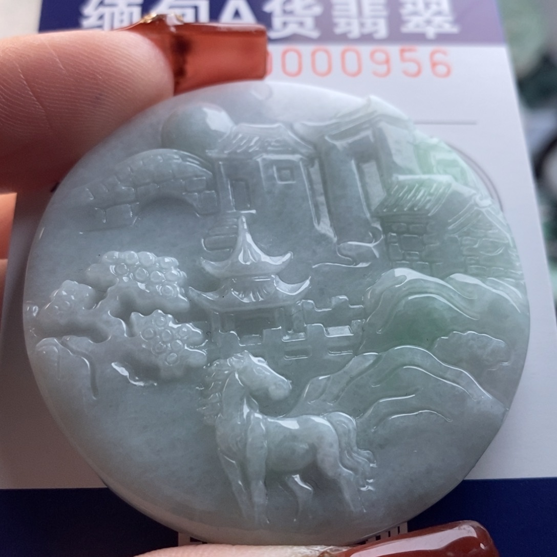 翡翠吊坠(不含链)未镶嵌