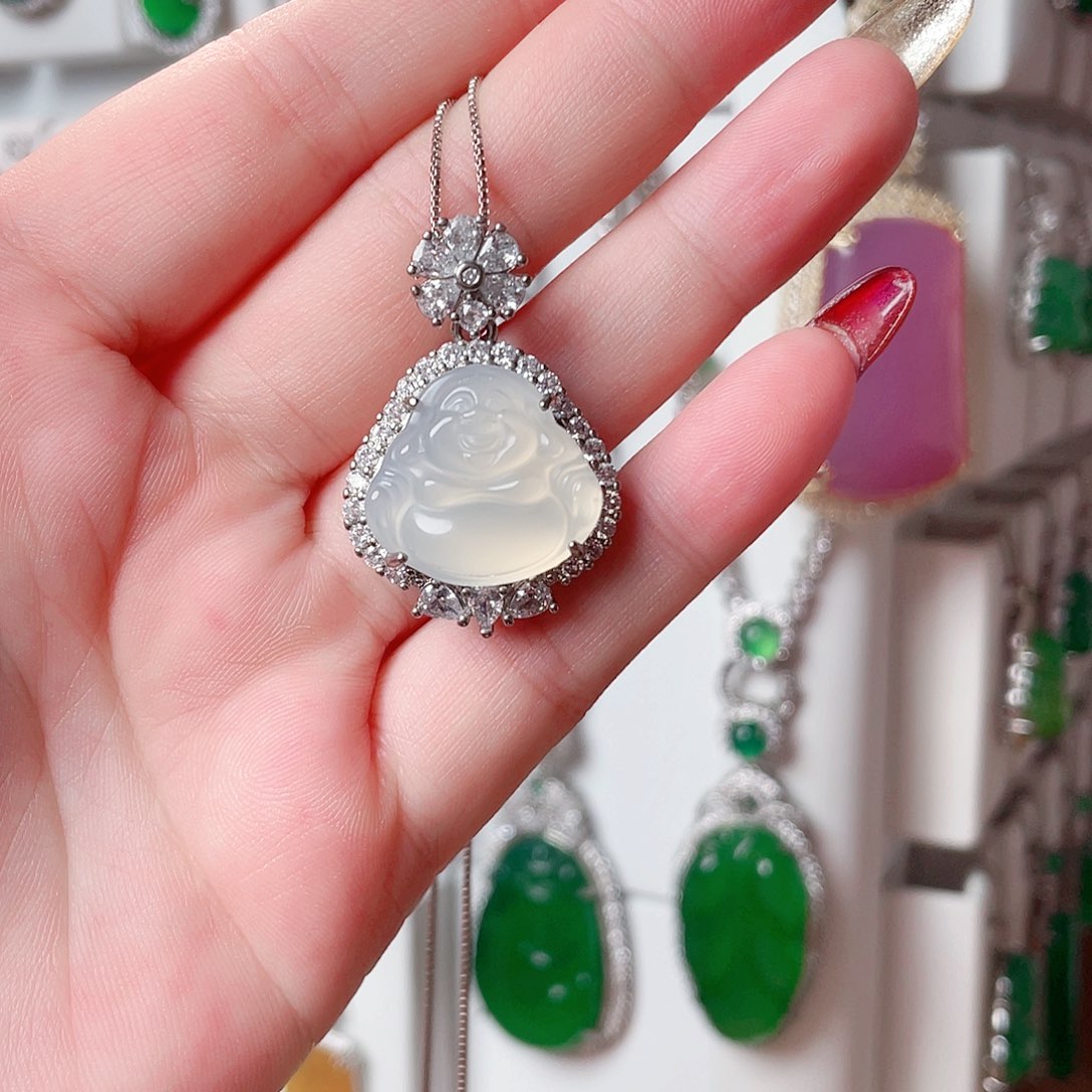 玛瑙/玉髓吊坠(赠链)未镶嵌