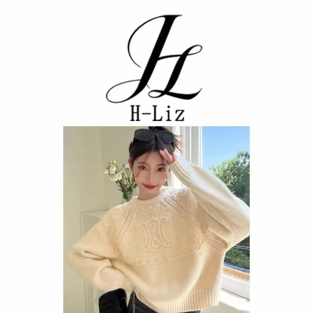 【H-Liz】  韩系东大针织凯旋门毛衣网红款冬季慵懒宽松毛衣