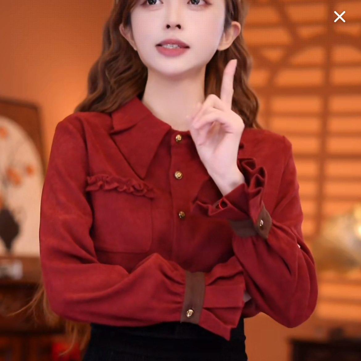 港味复古气质设计感衬衫女秋冬装2025新款时尚洋气长袖打底上衣服