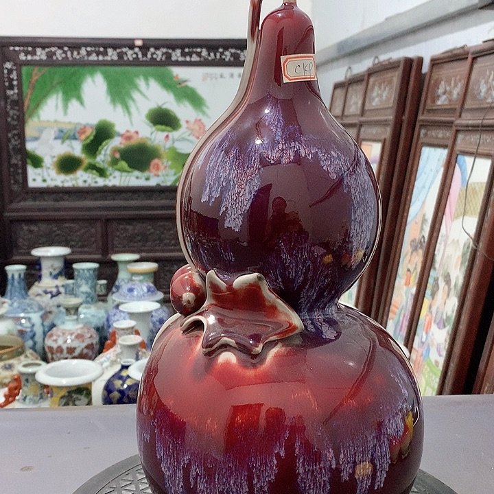 陶摆件博古架陶瓷摆件