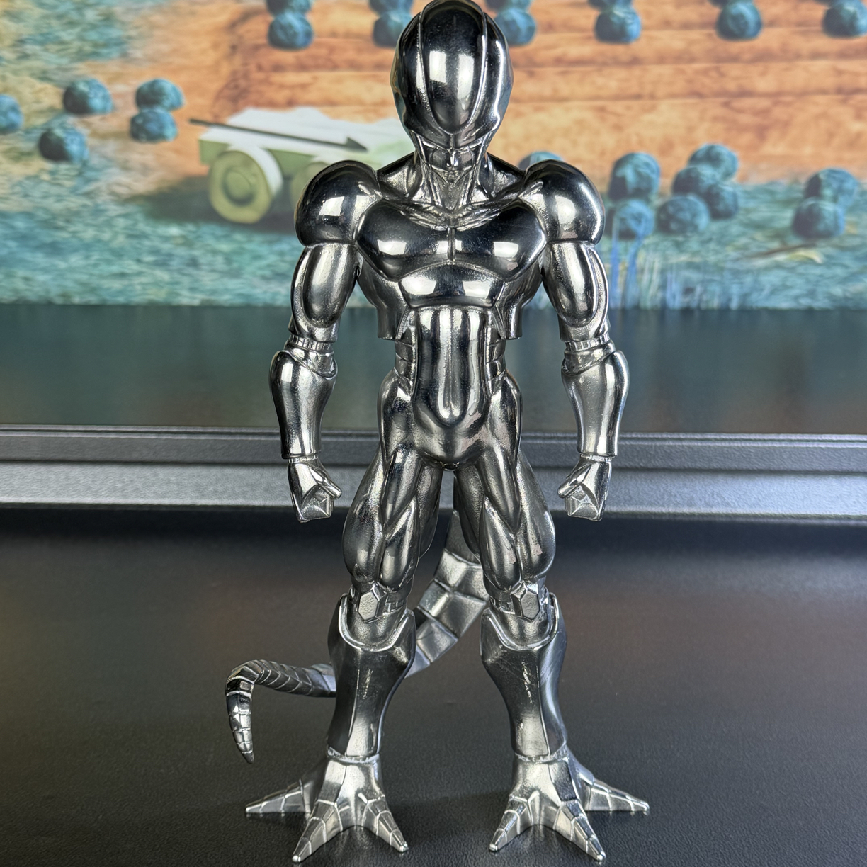 316不锈钢龙珠金属古拉手办